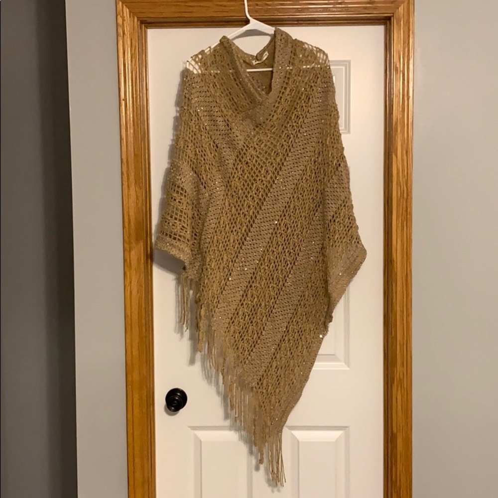 Fringe poncho